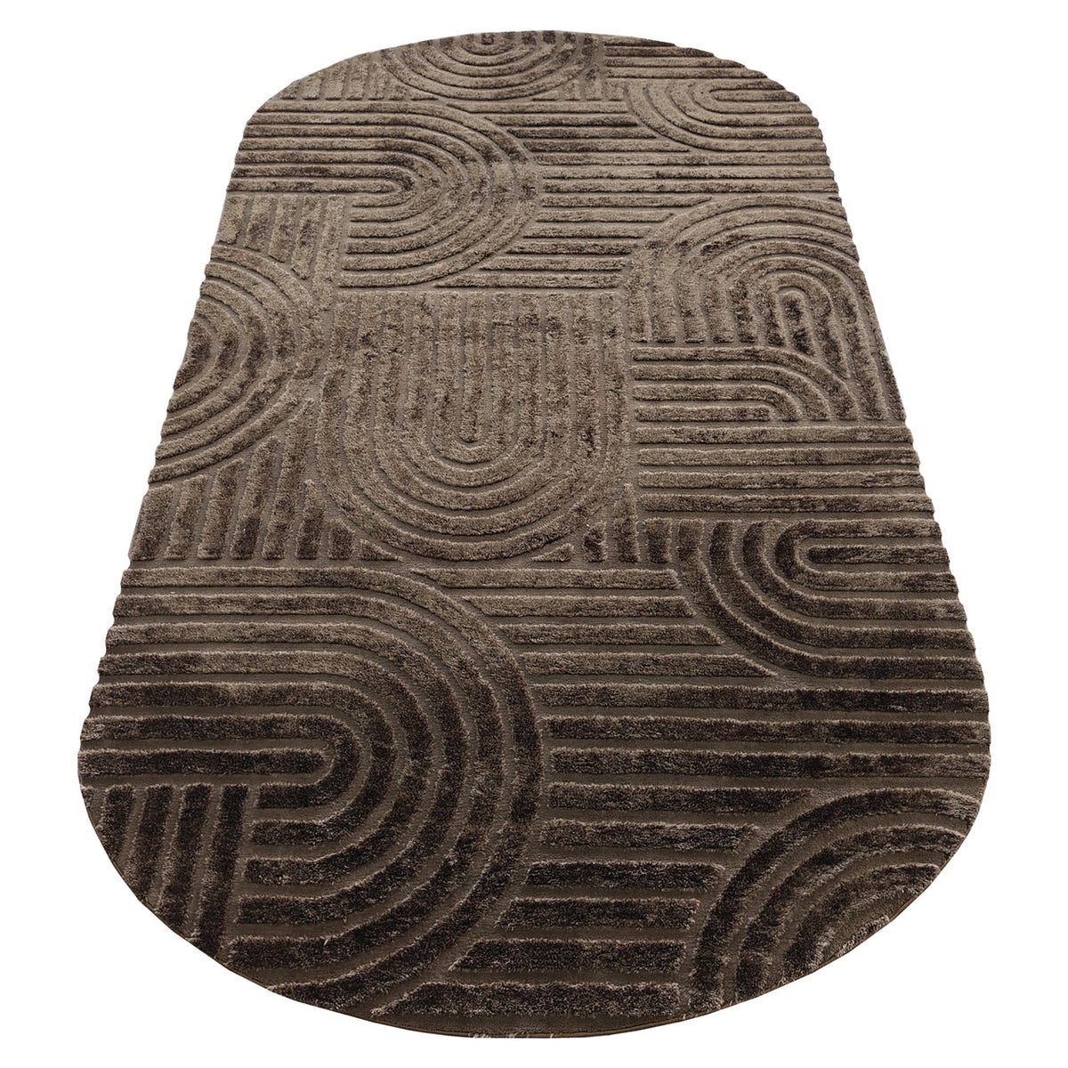 Vloerkleed Liff dark brown 200x350