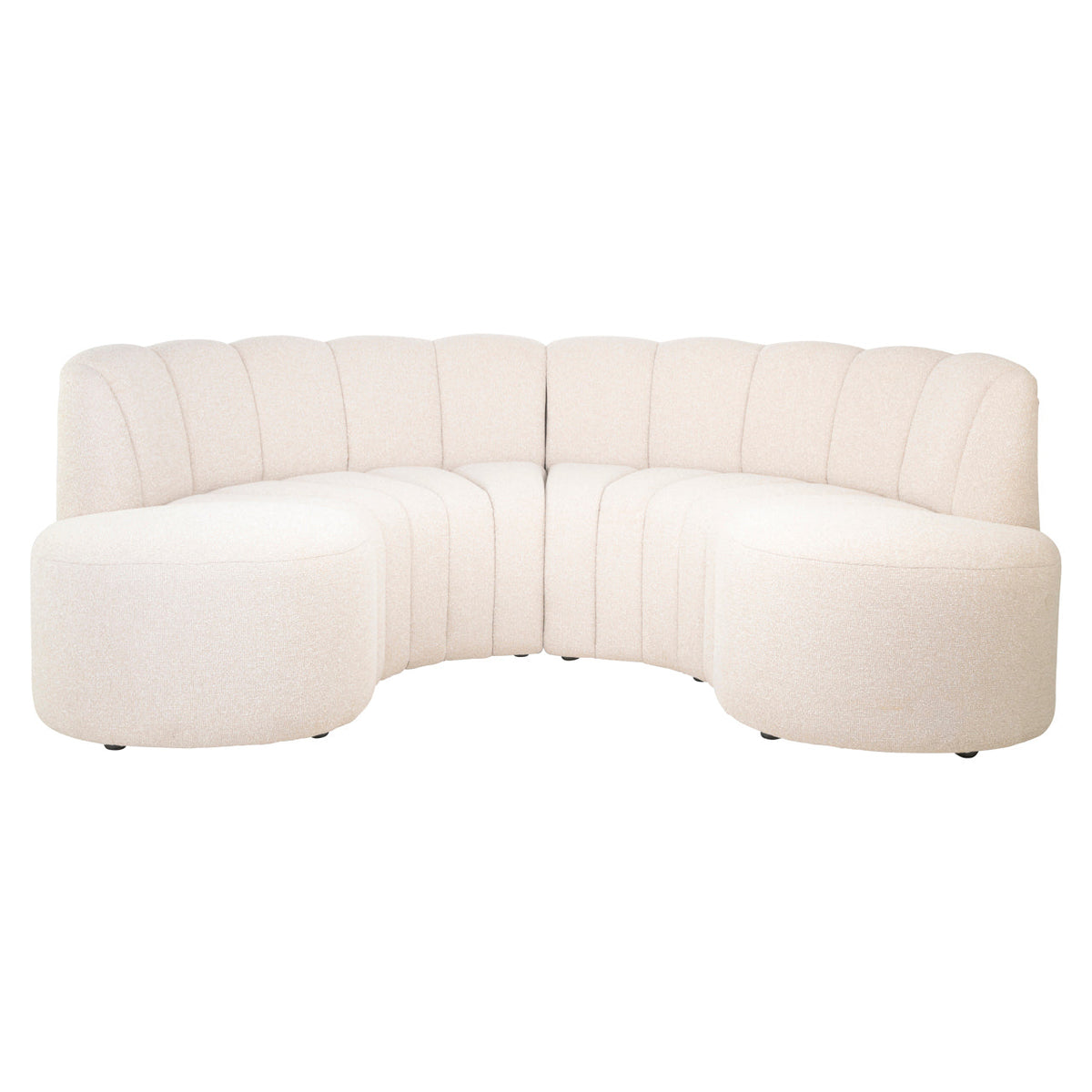 Eetkamer bank Landmark lodge desert round - fully upholstered (Set of 2)