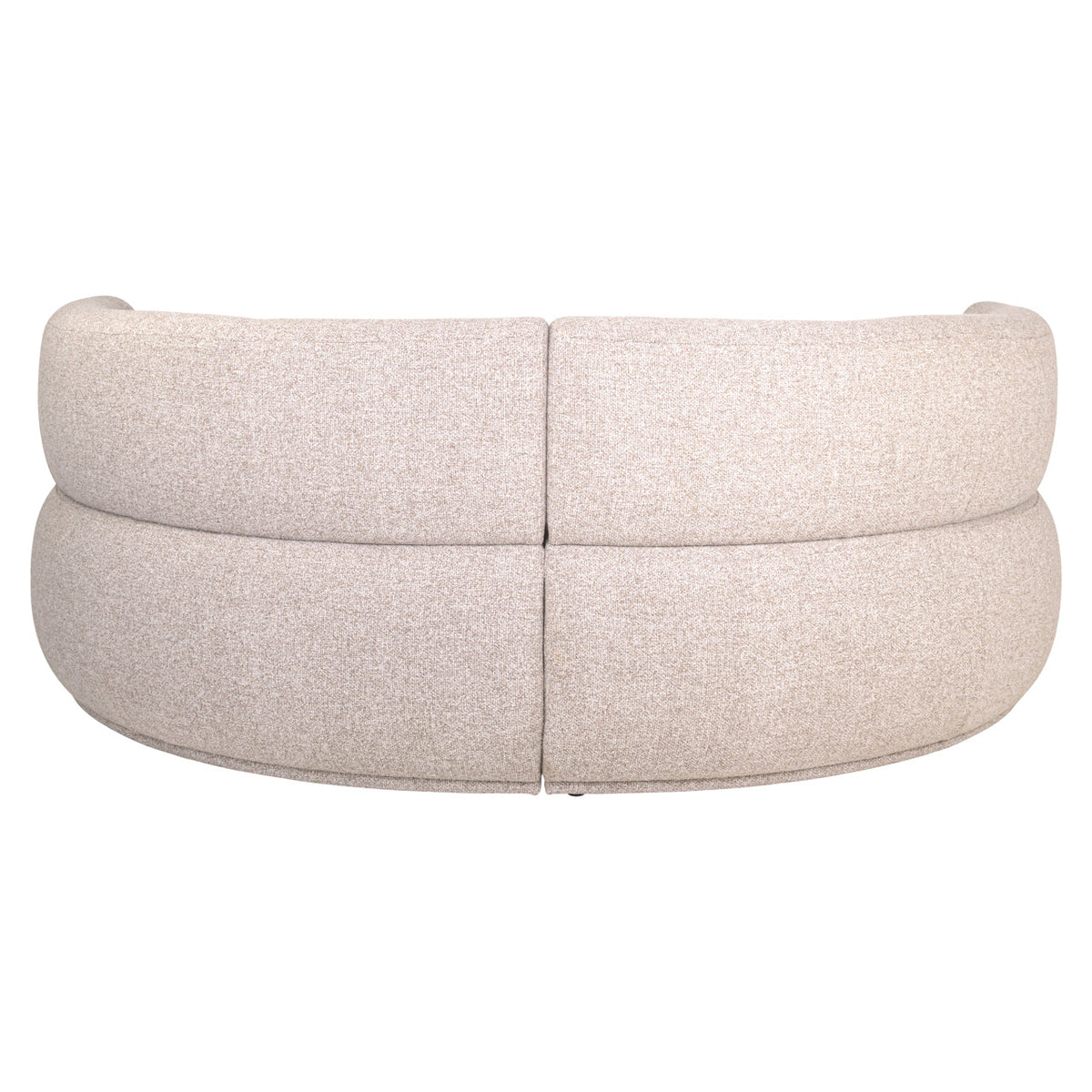 Eetkamer bank Sorrobon cayenne brown round (Set of 2)