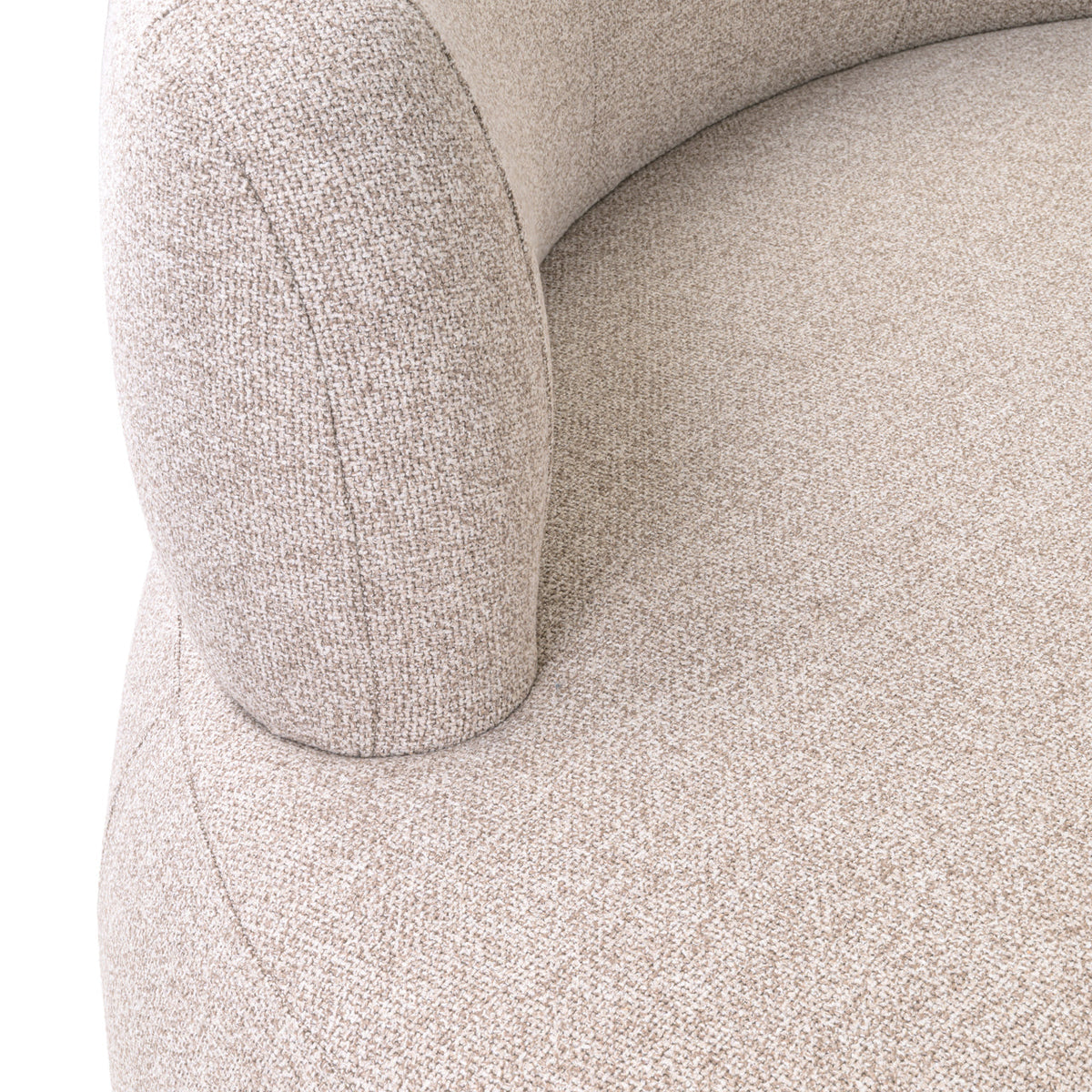 Eetkamer bank Sorrobon cayenne brown round (Set of 2)