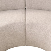 Eetkamer bank Sorrobon cayenne brown round (Set of 2)
