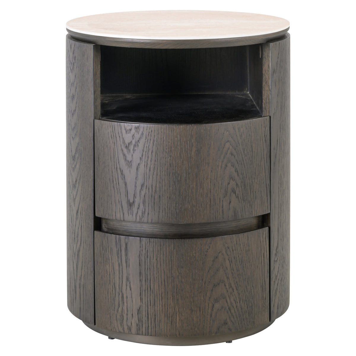 Nachtkastje Nando brown 2-drawers