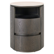 Nachtkastje Nando brown 2-drawers