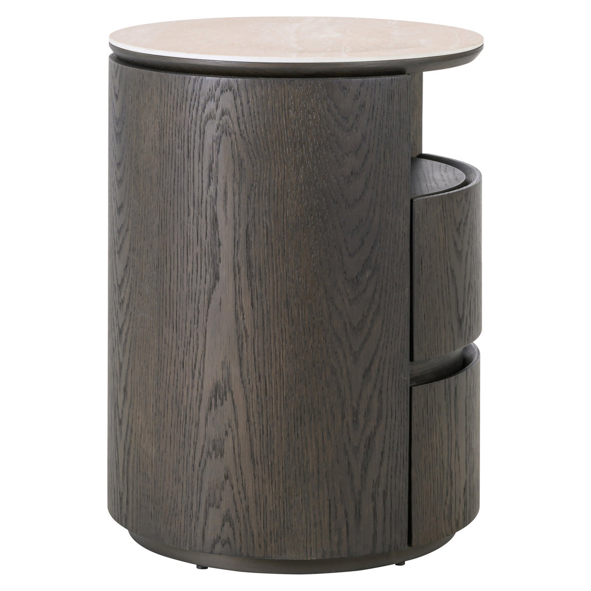 Nachtkastje Nando brown 2-drawers