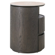 Nachtkastje Nando brown 2-drawers
