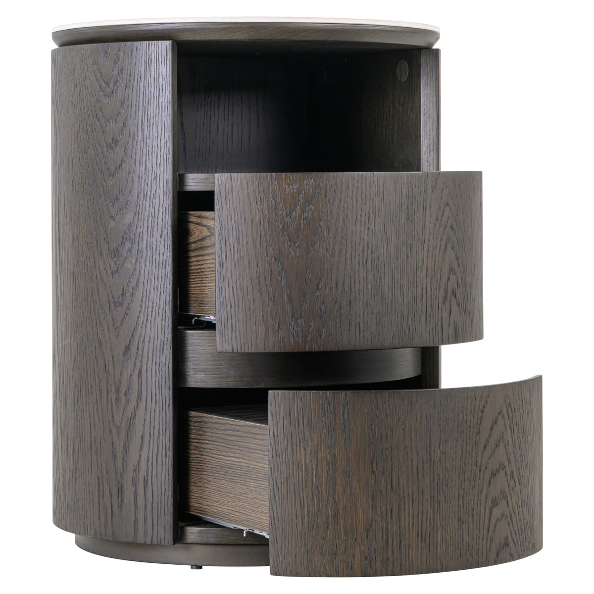 Nachtkastje Nando brown 2-drawers