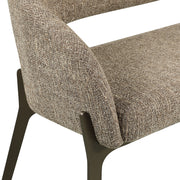 Eetkamer bank Kenzi brown tweed