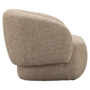 Lounge stoel Milano sand tweed fire retardant