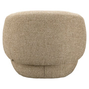 Lounge stoel Milano sand tweed fire retardant