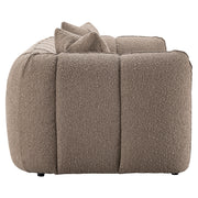 Bank Hogan mocca chunky 3-seater fire retardant