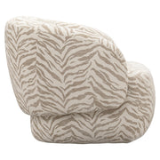 Lounge stoel Milano beige tiger