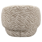 Lounge stoel Milano beige tiger