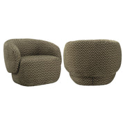 Lounge stoel Milano moss chevron