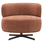 Lounge stoel Lauren be straight mocha mousse swivel