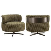 Lounge stoel Lauren moss chevron swivel