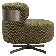 Lounge stoel Lauren moss chevron swivel