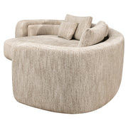 Bank Angusto natural softweave lounge left