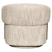 Lounge stoel Marina natural softweave swivel fire retardant