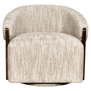 Lounge stoel Marina natural softweave swivel fire retardant