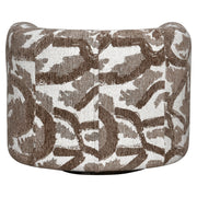Lounge stoel Talley brown nature swivel