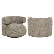 Lounge stoel Talley cobblestone swivel