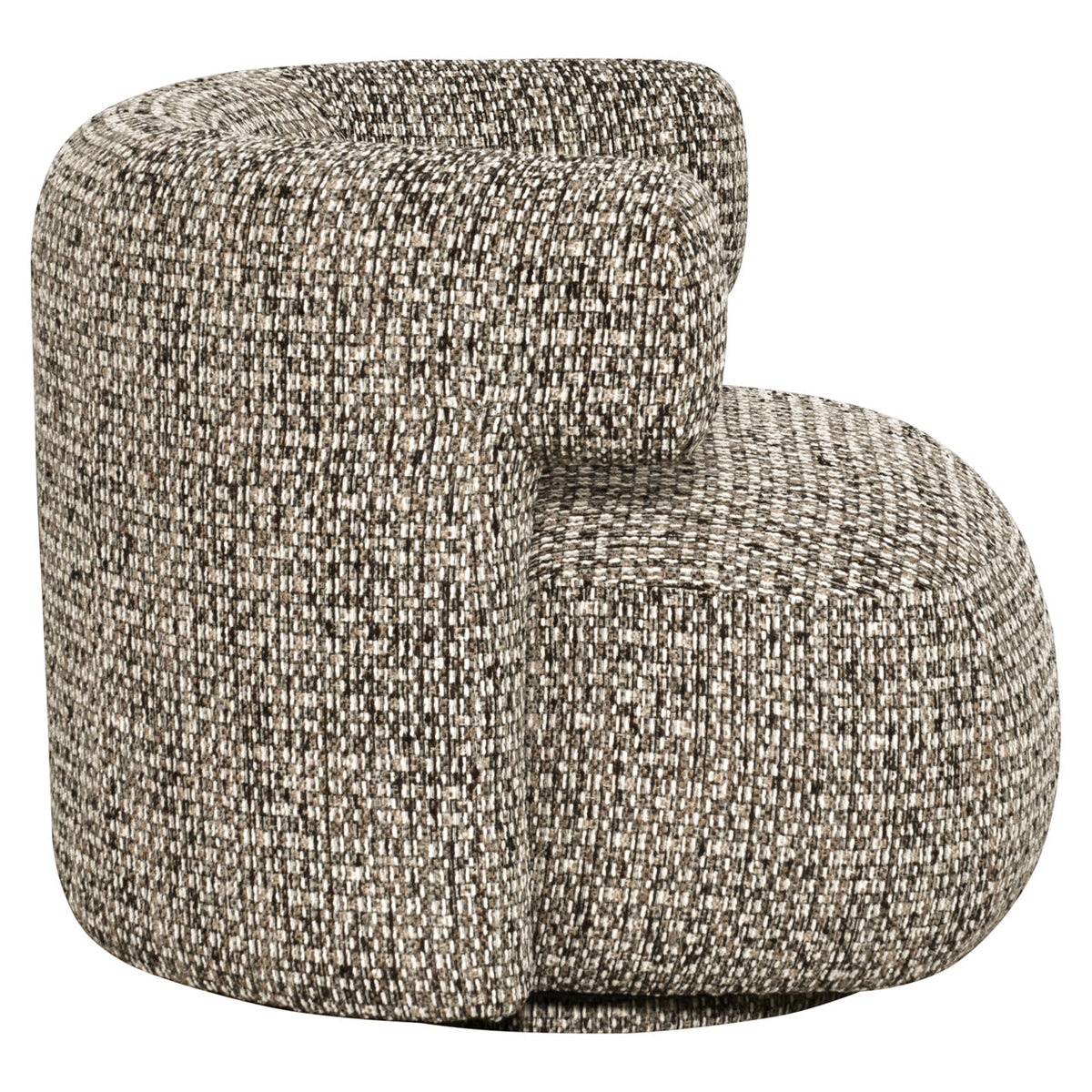 Lounge stoel Talley cobblestone swivel