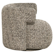 Lounge stoel Talley cobblestone swivel