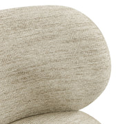 Eetkamerstoel Amely natural softweave swivel