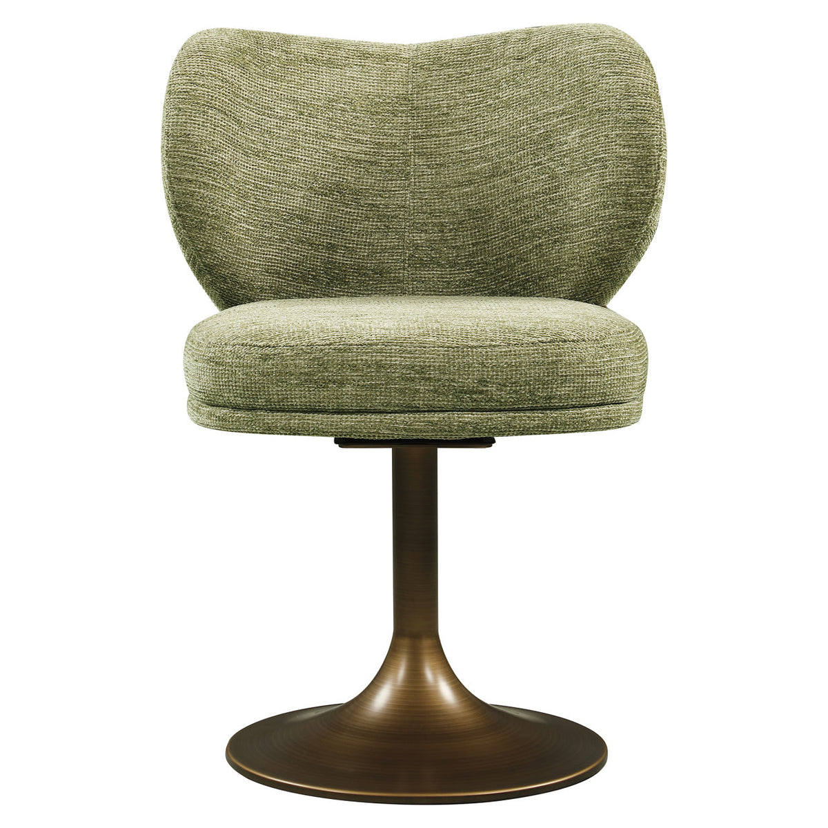 Eetkamerstoel Amely pistache softweave swivel