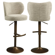Barstoel Amely natural softweave swivel