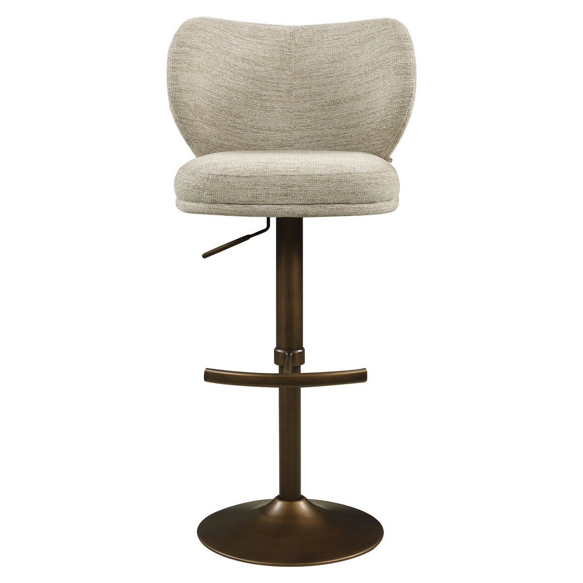 Barstoel Amely natural softweave swivel