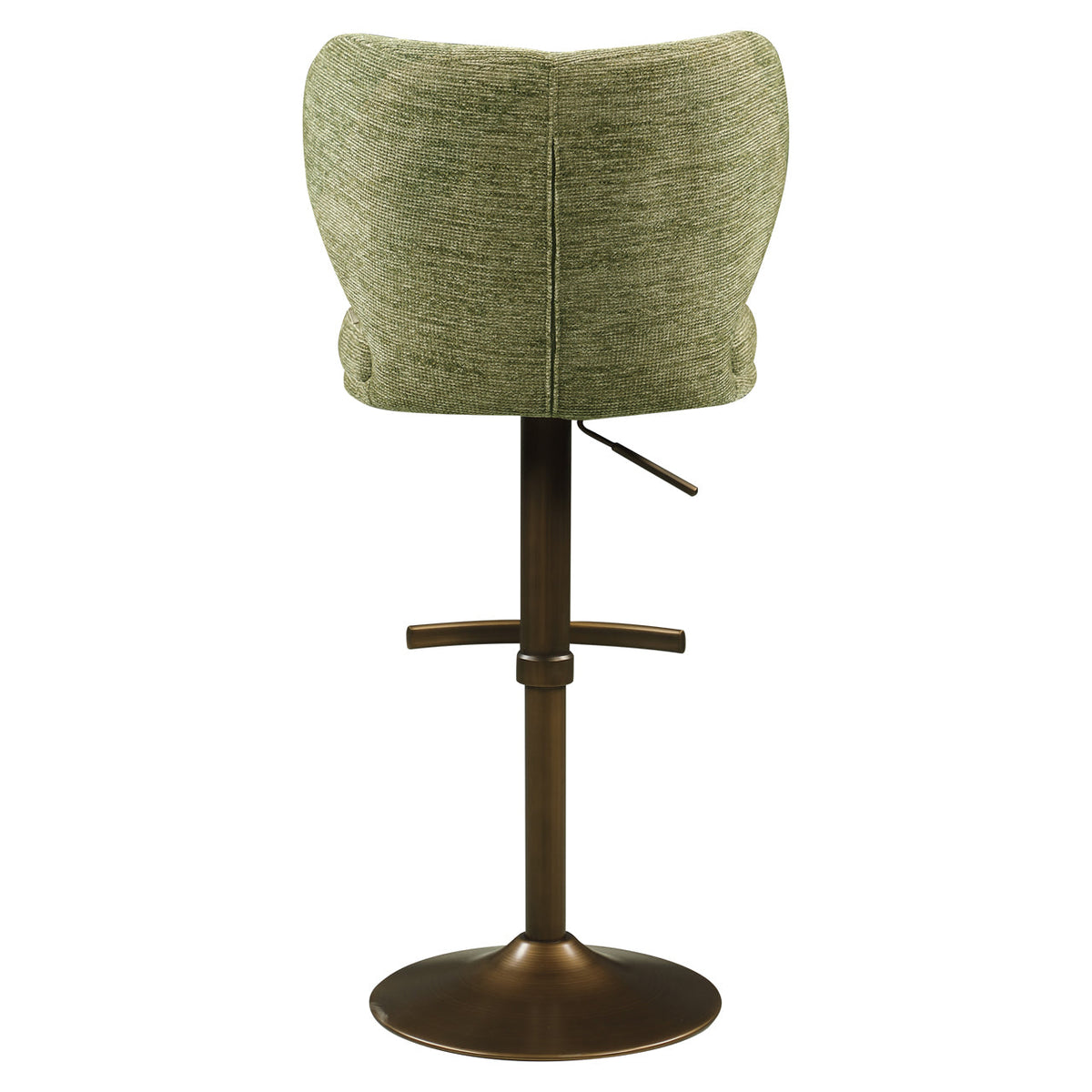 Barstoel Amely pistache softweave swivel