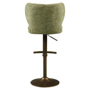 Barstoel Amely pistache softweave swivel