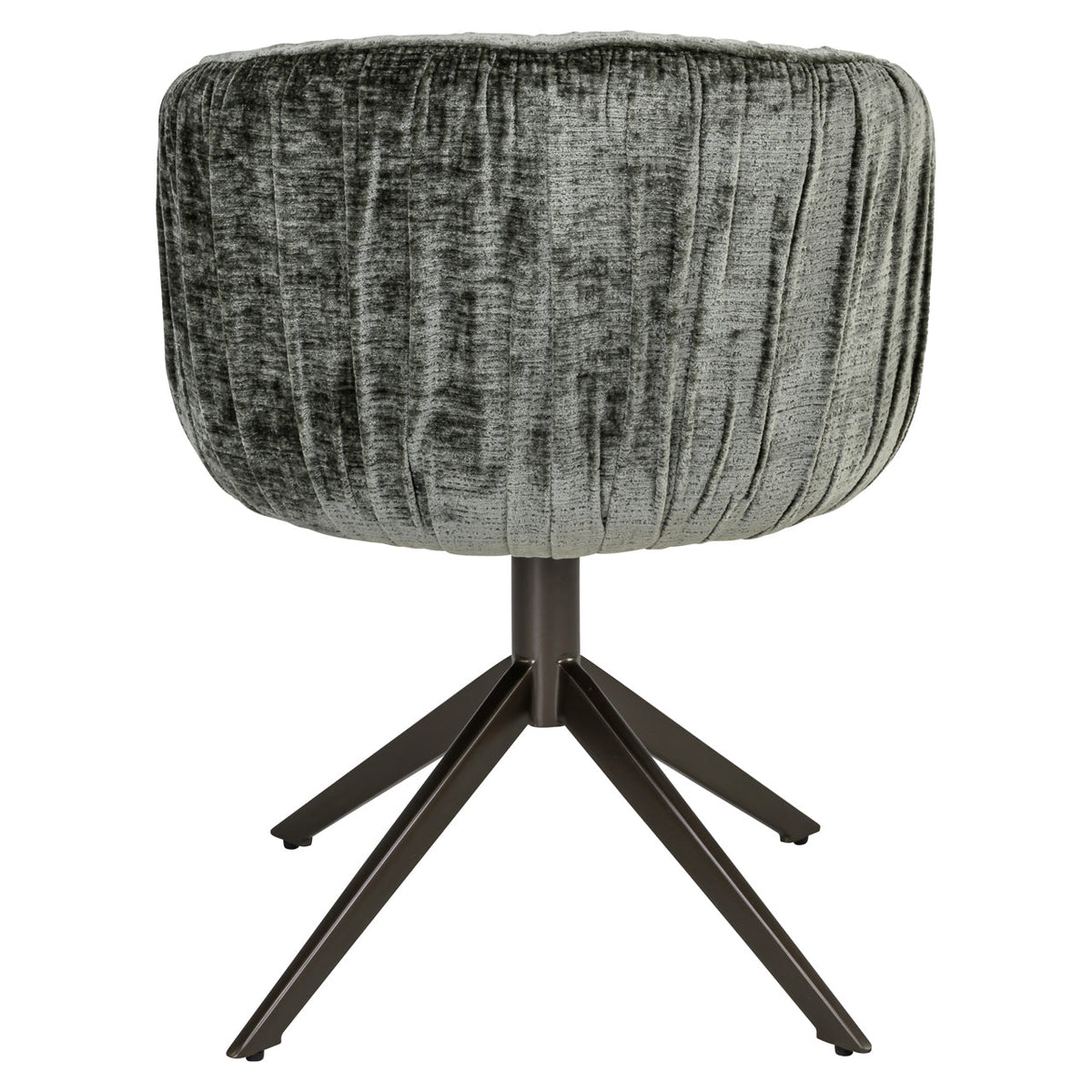 Eetkamerstoel Cassi sage chenille swivel