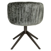 Eetkamerstoel Cassi sage chenille swivel