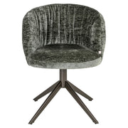 Eetkamerstoel Cassi sage chenille swivel