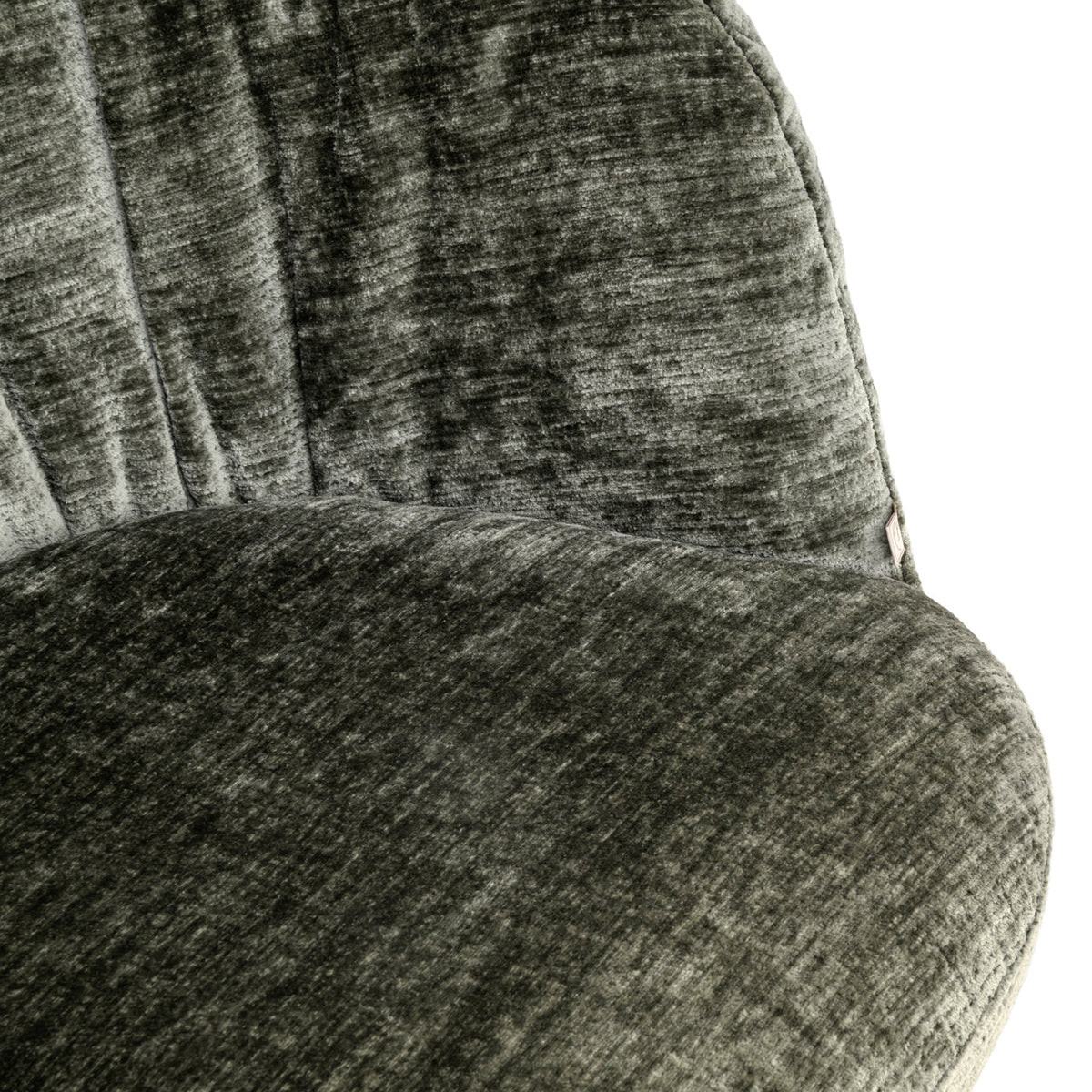 Eetkamerstoel Cassi sage chenille swivel