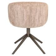 Eetkamerstoel Cassi sand soft swivel