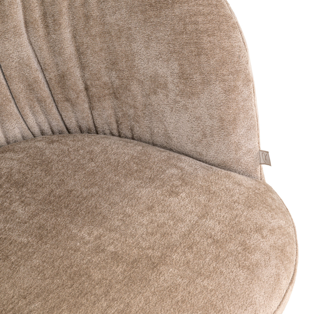 Eetkamerstoel Cassi sand soft swivel