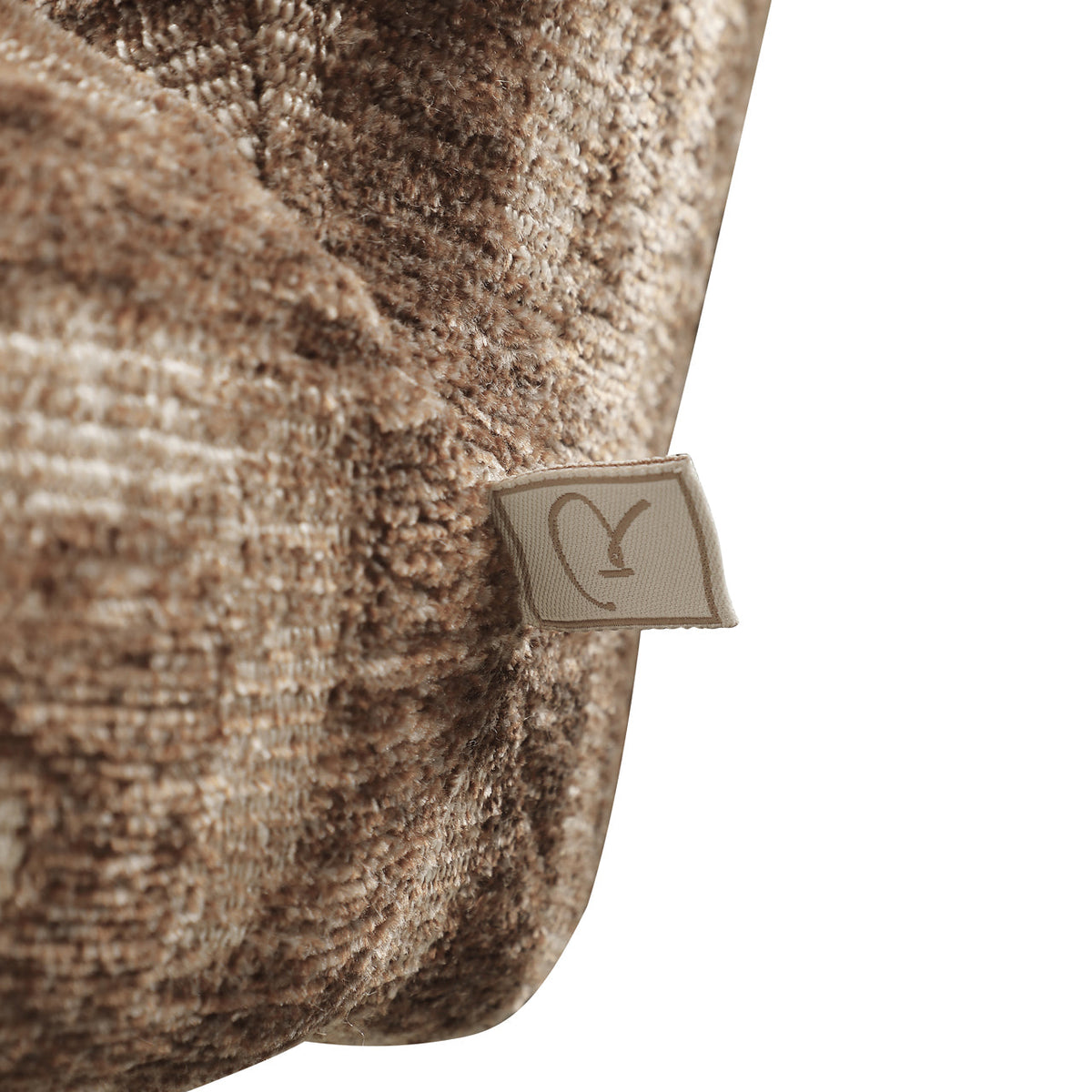 Eetkamerstoel Fiona brown labyrinth swivel