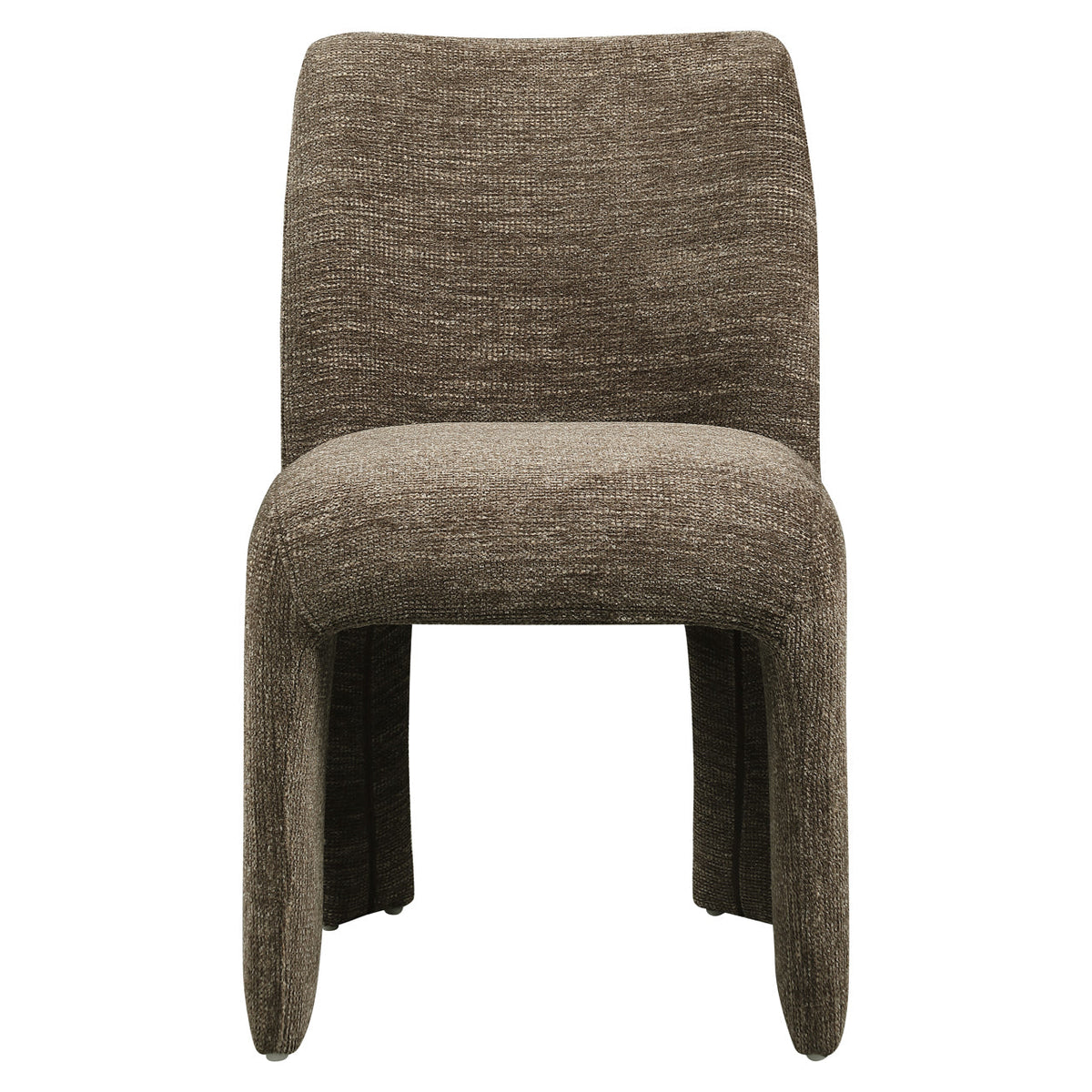 Eetkamerstoel Maya brown softweave (Set of 2)