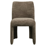 Eetkamerstoel Maya brown softweave (Set of 2)