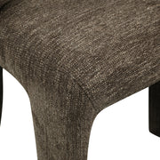 Eetkamerstoel Maya brown softweave (Set of 2)