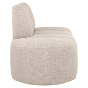 Eetkamer bank Landmark cayenne brown open end left straight - fully upholstered