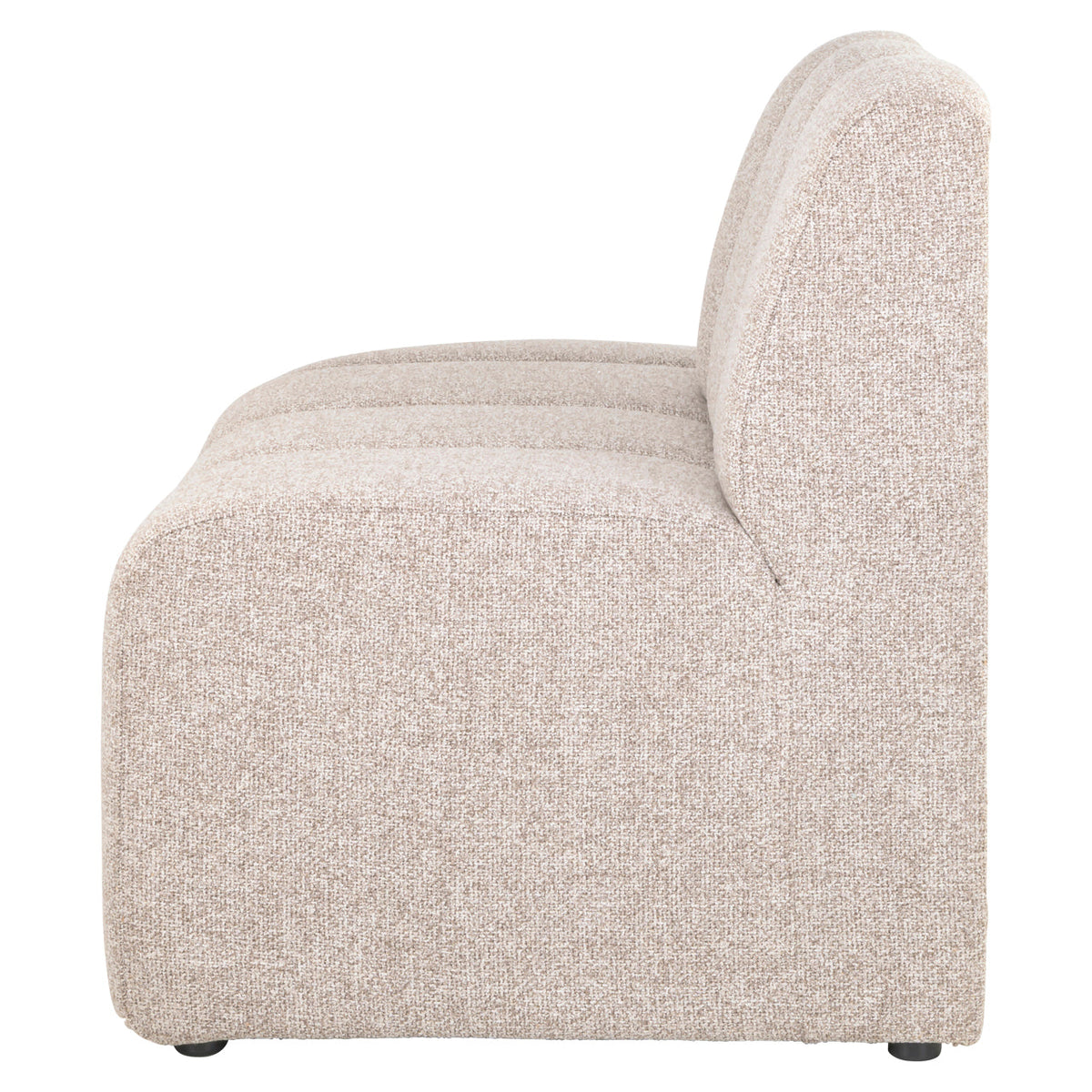 Eetkamer bank Landmark cayenne brown open end left straight - fully upholstered
