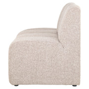 Eetkamer bank Landmark cayenne brown open end left straight - fully upholstered