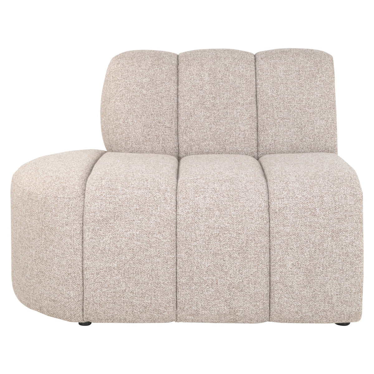 Eetkamer bank Landmark cayenne brown open end left straight - fully upholstered