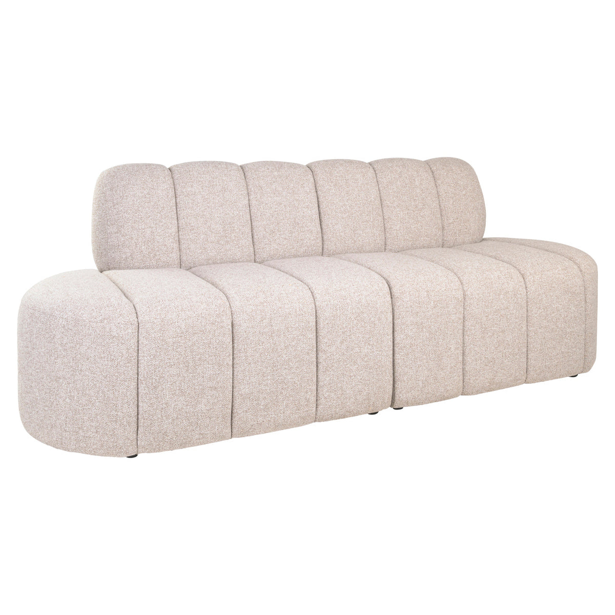 Eetkamer bank Landmark cayenne brown open end left straight - fully upholstered