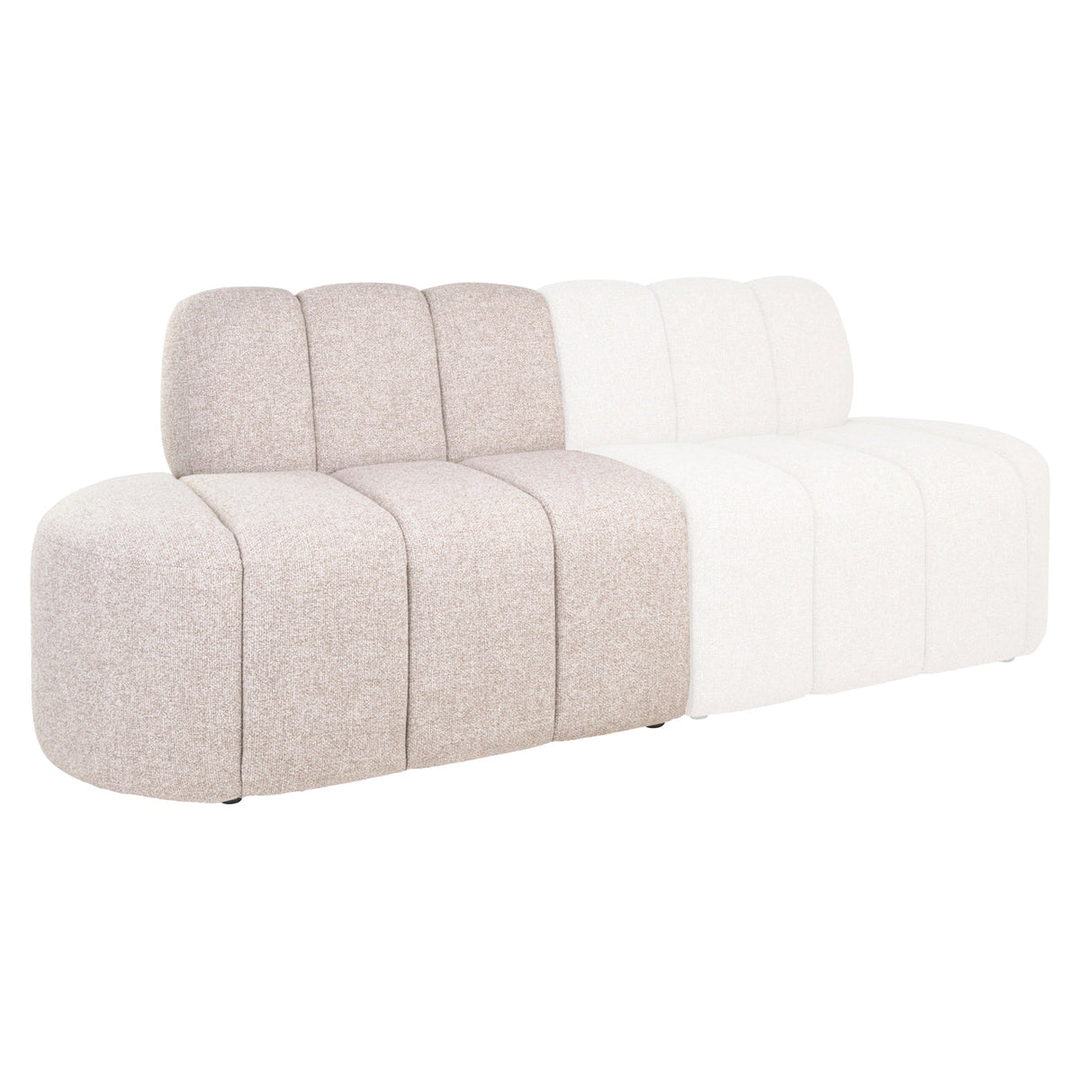 Eetkamer bank Landmark cayenne brown open end left straight - fully upholstered