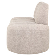 Eetkamer bank Landmark cayenne brown open end right straight - fully upholstered